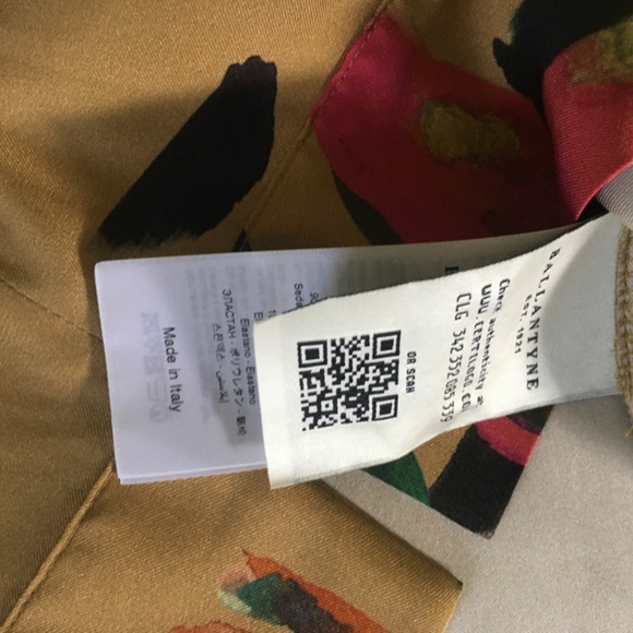 Ballantyne silk top NWT - Picture 10 of 11